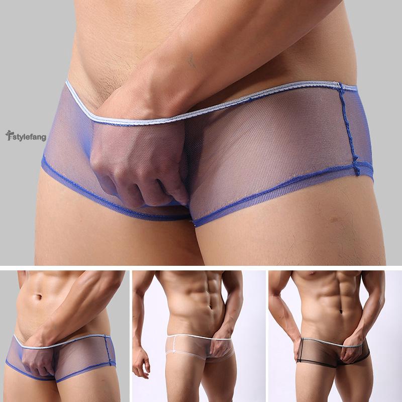 Quần lót boxer nam xuyên thấu gợi cảm