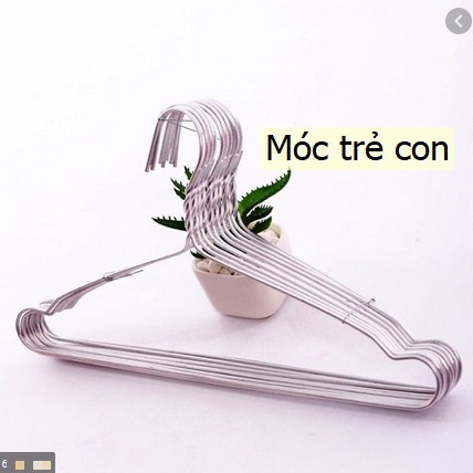 Móc nhôm phơi quần áo cho bé Sơ Sinh