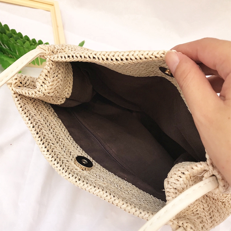 Túi xách đan mây phong cách Hàn Quốc thời trang cho nữ