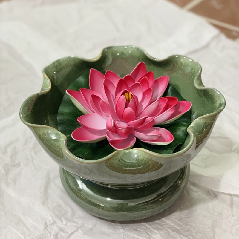 Hoa sen thả nổi loại to 17cm