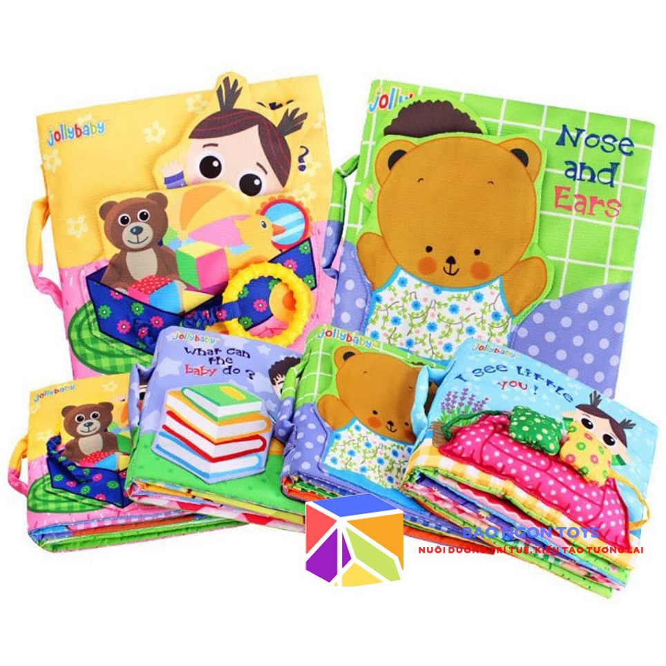 Sách Vải Cho Bé - Nose and Ears -baongonstore.com