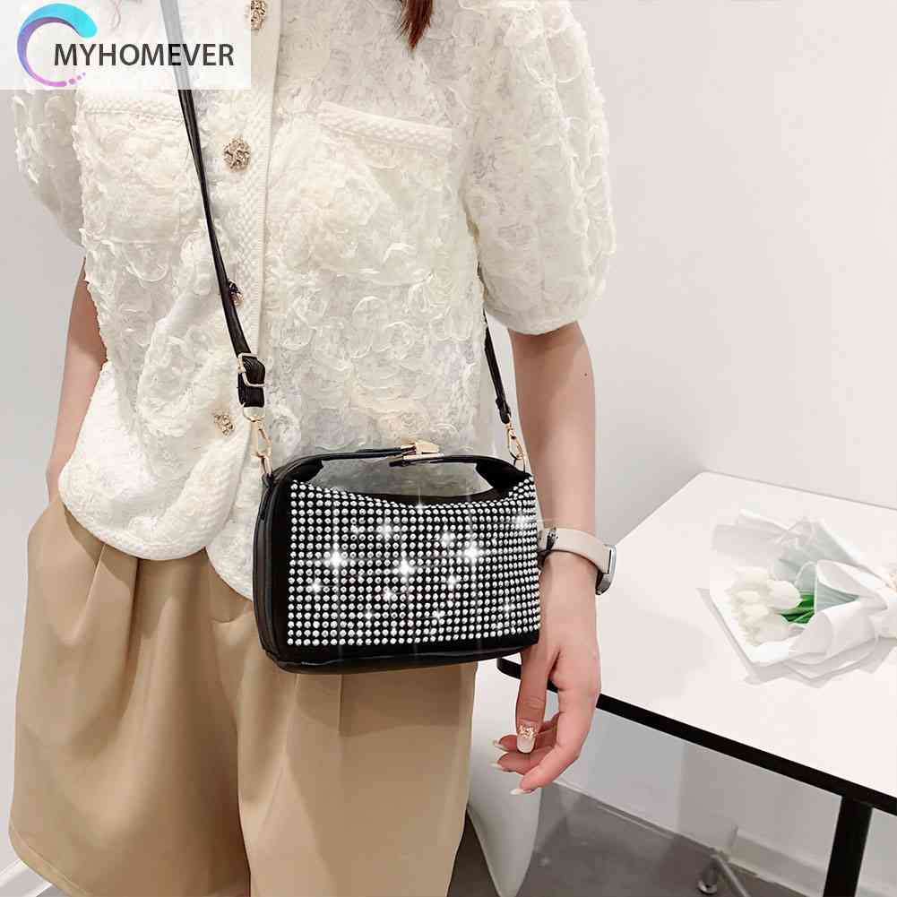 Túi Đeo Chéo Đính Đá Thời Trang Cho Nữ