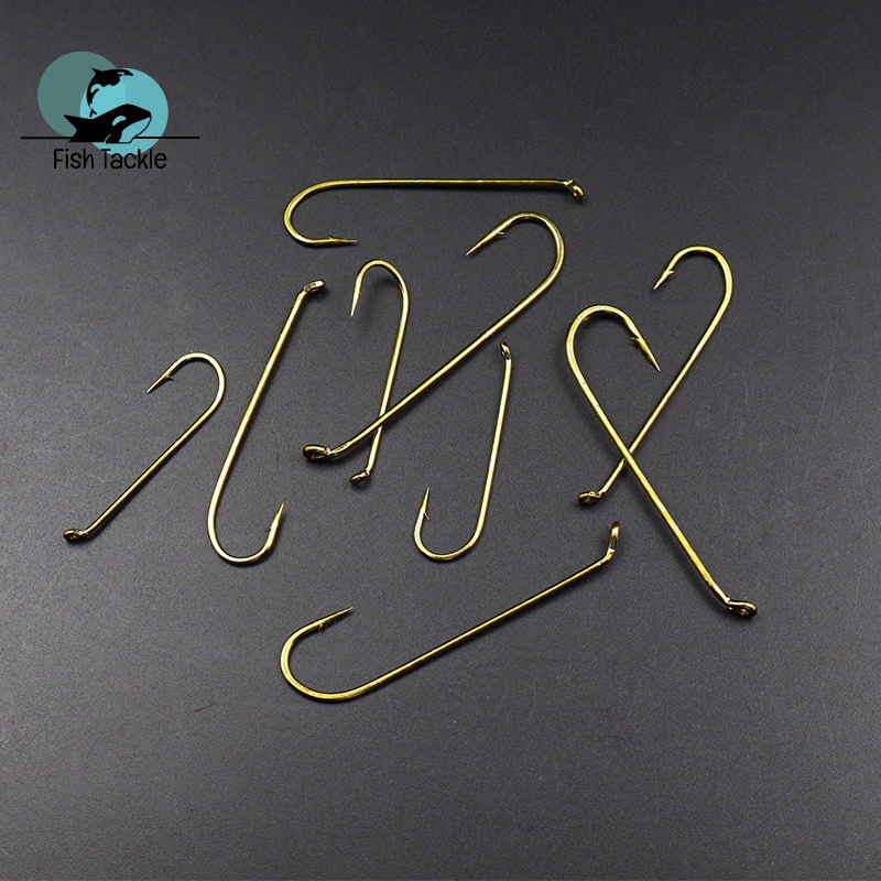 Bộ 10 Móc Câu Cá Giả Dài Nhiều Màu Sắc