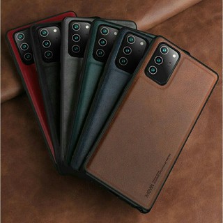 Ốp lưng X-level da cho Samsung Note 20/ Note 20 Ultra/ Note 20 Ultra 5G viền TPU chống sốc