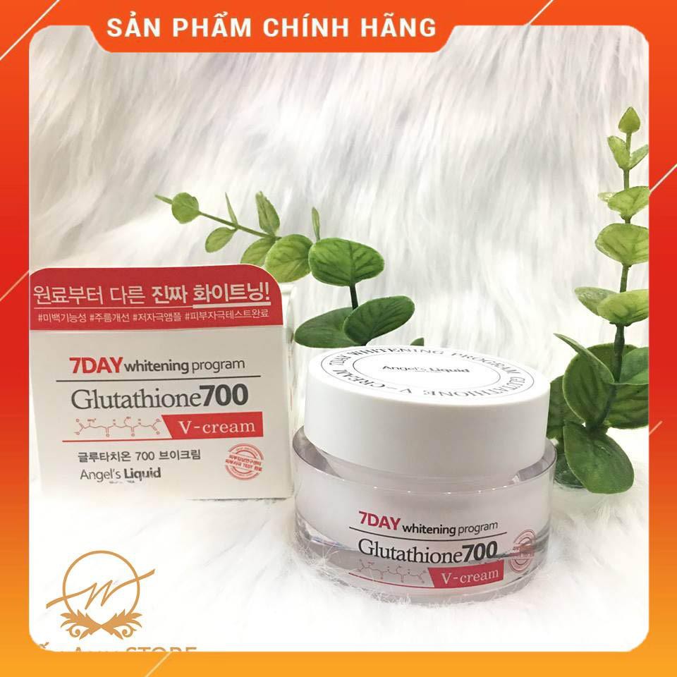 Kem Dưỡng Trắng Da 7 Day Whitening Program Glutathione 700 V-Cream