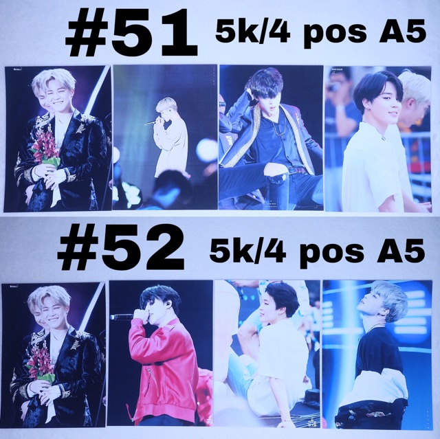 (Có sẵn) Sale poster A5 Jimin BTS 3 | BigBuy360 - bigbuy360.vn