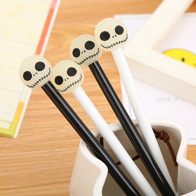 Bút mực nước thiết kế hình đầu lâu sáng tạo