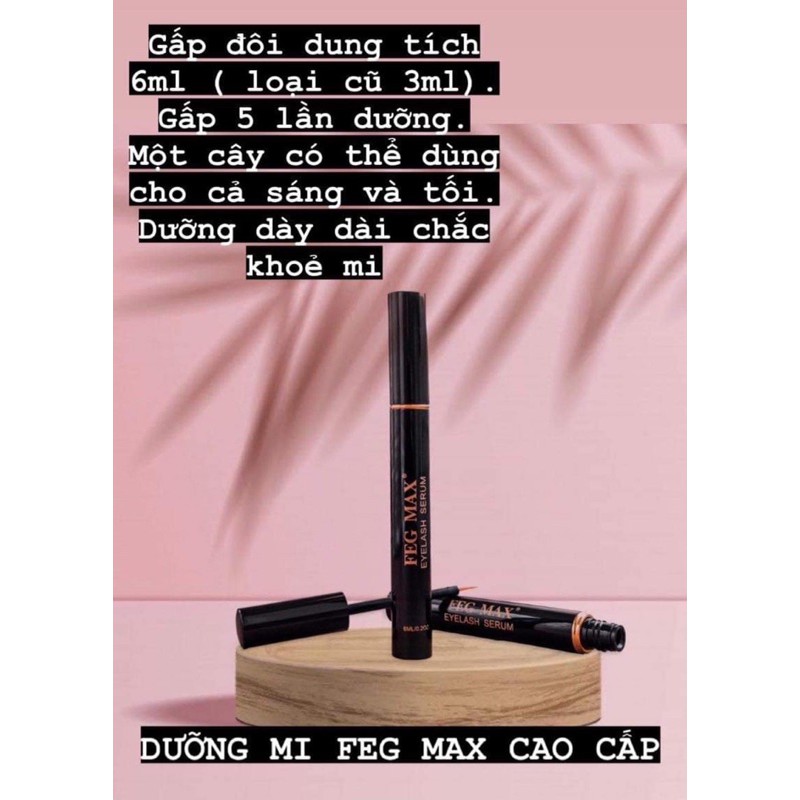 Dưỡng mi FEG MAX - phiên bản mới nâng cấp hiệu quả x5