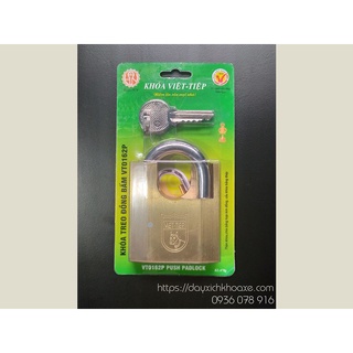 Ổ khóa đồng bấm chống cắt Việt Tiệp VT0162P - phi 10 - [Hàng chính hãng - Bảo hành 24 tháng]