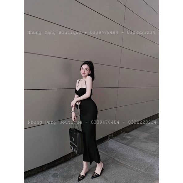 Đầm 2 dây cúp ngực dáng đẹp