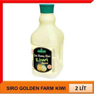 Siro golden farm- vị kiwi chai nhựa 2l date 2021