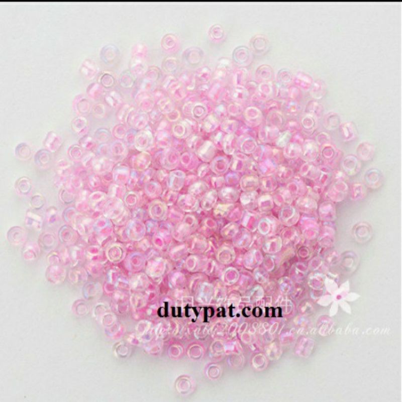 10gam Hạt cườm đại đủ màu size 3mm