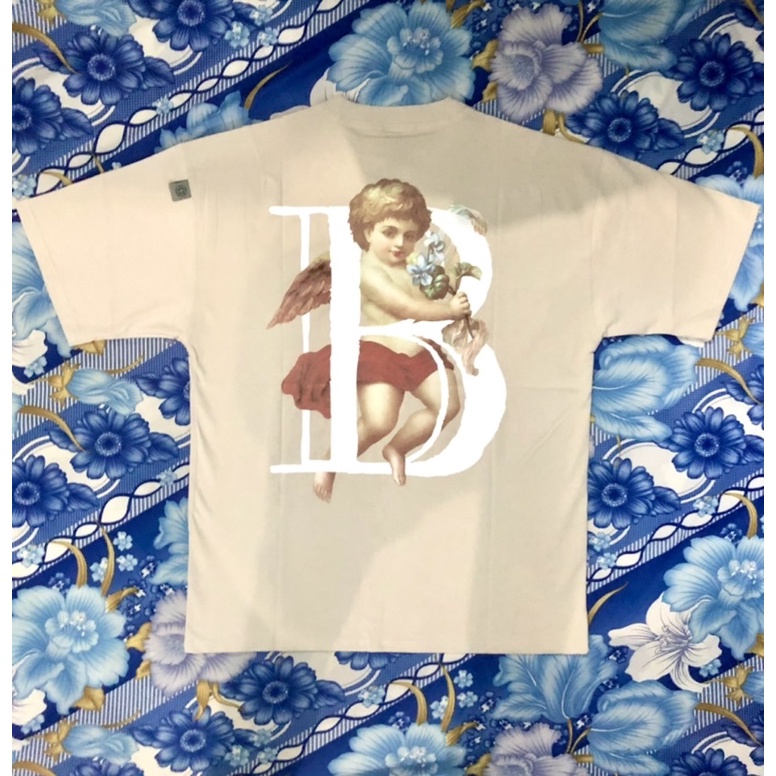 Áo Tay Ngắn BOBUI ANGEL B BOBUI LOGO TEE/ BONE WHITE