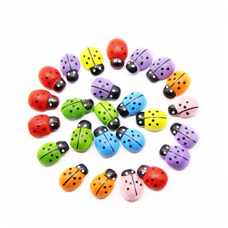 Mô hình 10 con bọ rùa nhiều màu trang trí-  Phụ kiện trang trí tiểu cành