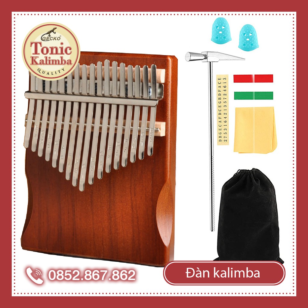 Đàn kalimba 17 phím giá rẻ cho bạn mới tập chơi NEWB000060