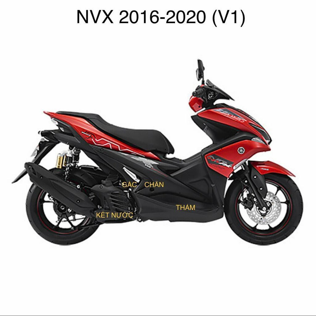 ỐP GÁC CHÂN SAU DÙNG CHO XE NVX 2016 2017 2018 2019 2020  CACBON