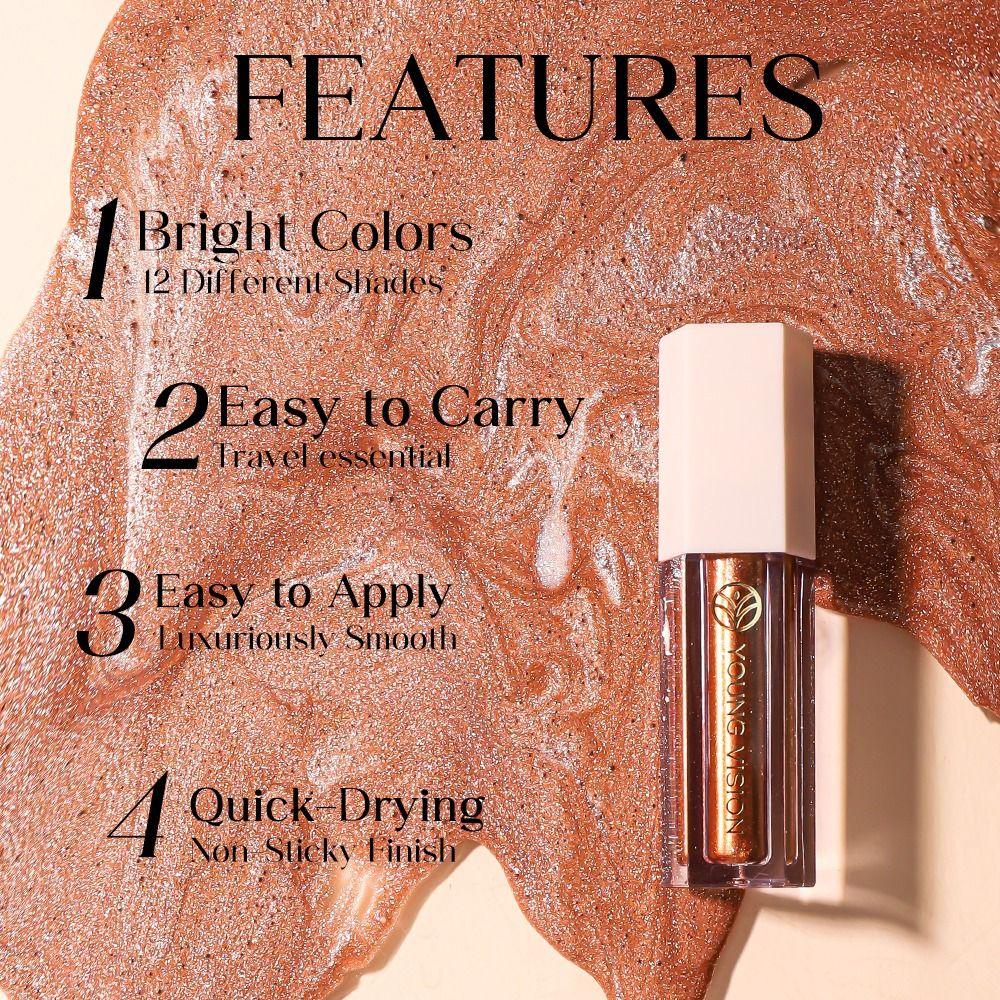 Set 6 Phấn Mắt Dạng Lỏng Màu Sắc Long Lanh Quyến Rũ