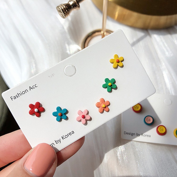 Khuyên Tai Bạc 925 Thiết Kế Hình Bông Hoa Thời Trang Nữ Dễ Thương