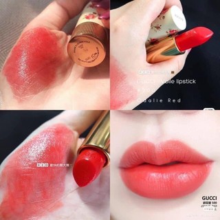 Son GUCCI ROUGE SATIN vỏ hoa màu 500 (có sẳn)