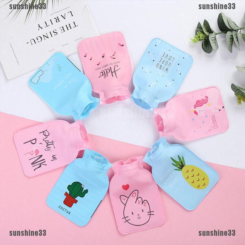 Túi Chườm Nóng Bằng PVC Họa Tiết Hoạt Hình Dễ Thương