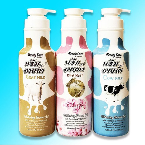 SỮA TẮM TRẮNG DA CON BÒ BEAUTY CARE CHÍNH HÃNG THÁI LAN 1L2