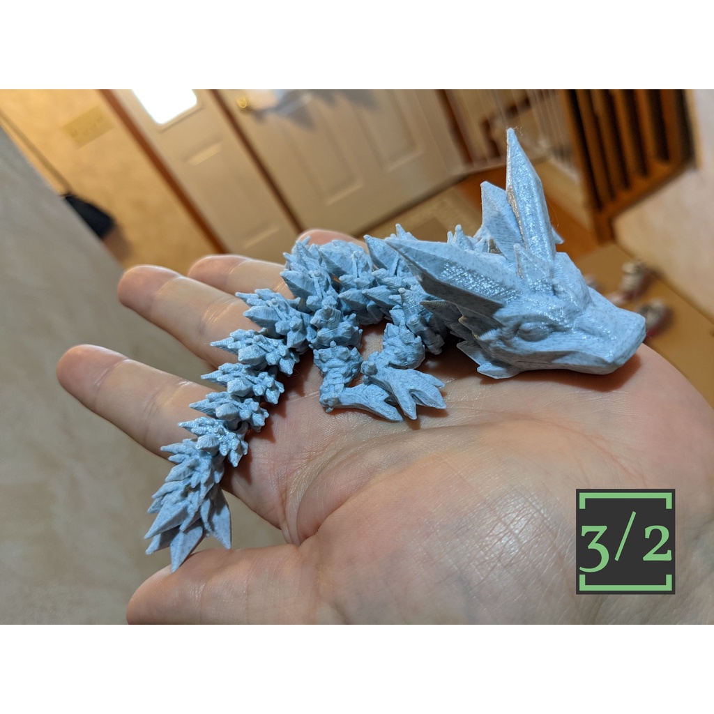 Rồng Tinh Thể - Baby - In 3D