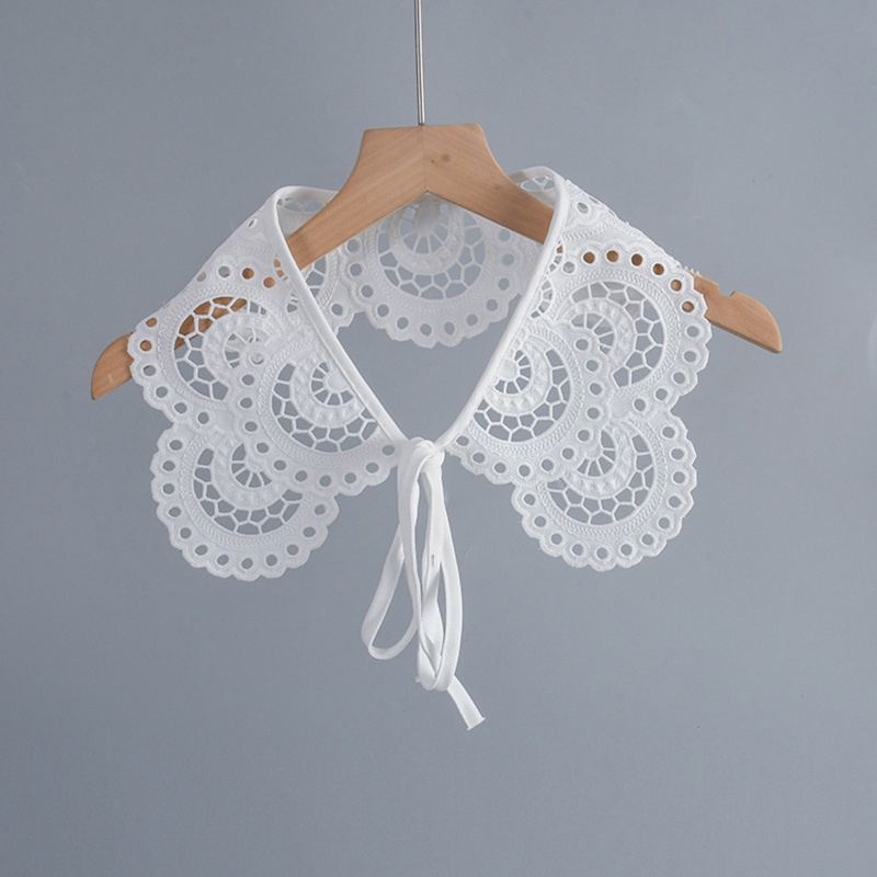 Cổ Áo Giả Poncho Thêu Họa Tiết Phong Cách Cổ Điển Thời Trang Cho Nữ