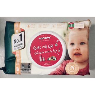 KHĂN ƯỚT MAMAMY 100 TỜ, CÓ MÃ TÍCH ĐIỂM QR