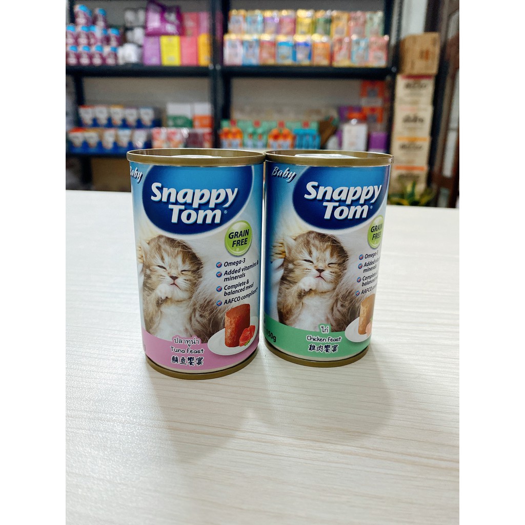 [Quận 8][Hỏa tốc] Pate mèo con Snappy Tom Baby lon 150g