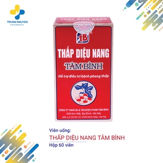Thấp Diệu Nang Tâm Bình - Hỗ trợ các bệnh lý về xương khớp - Hộp 60 viên
