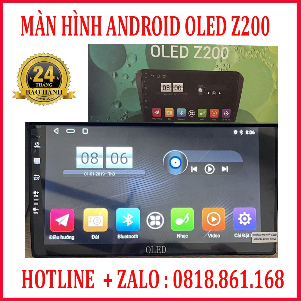 Màn Hình Android OLED Z200 ( BH 24 tháng )❤️ RAM 2GB / 32GB phiên bản nâng cấp của OLED C2 gắn xe ô tô