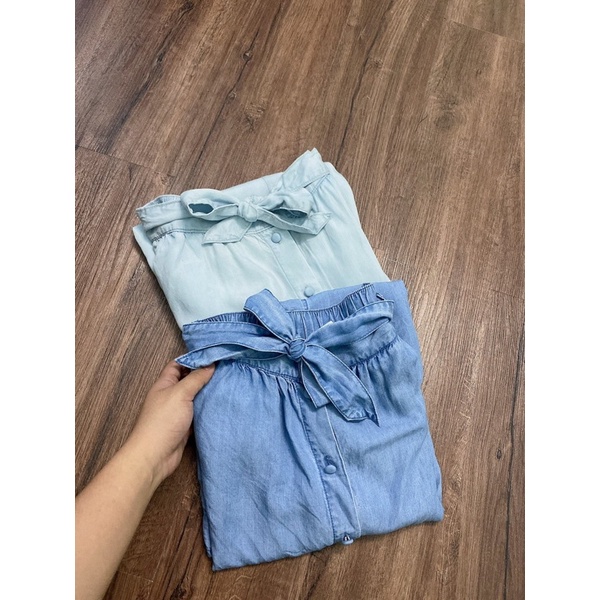 Chân váy jean mềm