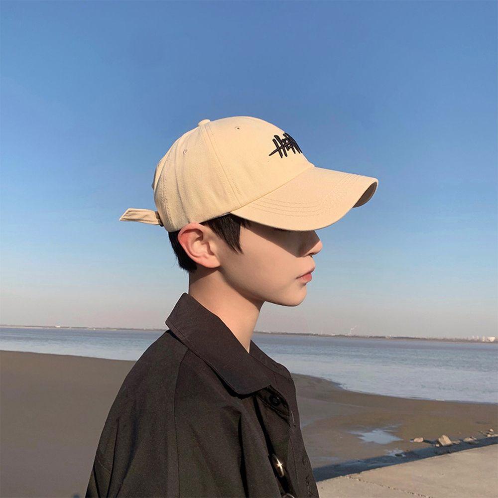 Mũ Lưỡi Trai Cotton Thêu Chữ Phong Cách Hiphop