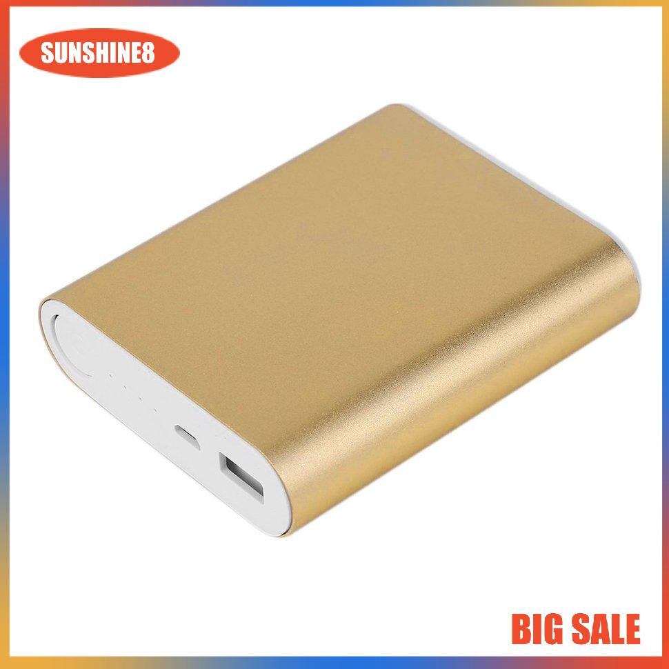 【SUN】[NEW]10400mAh USB External Backup Battery Charger 4*18650 Battery Power Bank Case
