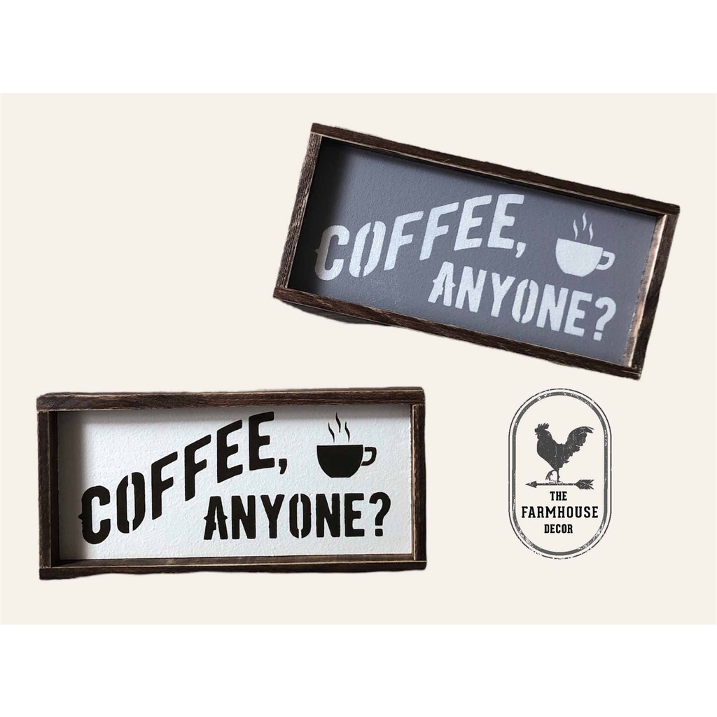 Bảng Gỗ Vẽ Tay Đóng Khung Thủ Công Trang Trí Quán Cà Phê, Homestay, Airbnb, Phong Cách Vintage