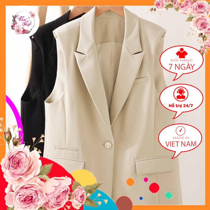 Gile nam cổ vest, Gile nam nữ cộc tay, chất liệu Polyester dáng suông không nhăn, không nhàu, không phai màu, mã N47
