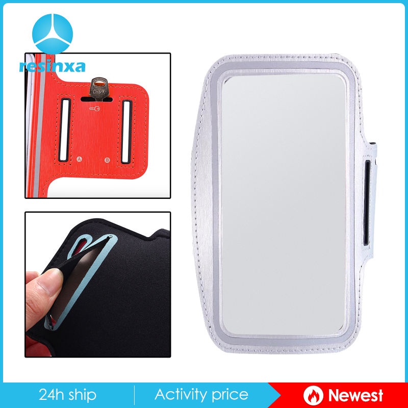 Đai đeo cánh tay thoáng khí chống thấm nước kèm ngăn đựng điện thoại tiện dụng cho người tập gym/ chạy bộ