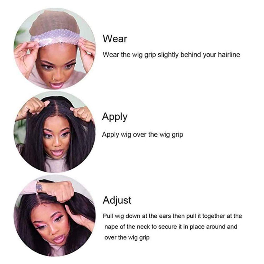 Băng Đô Silicone Đội Tóc Giả 4 Màu Tùy Chọn Dễ Sử Dụng Cho Nam Và Nữ