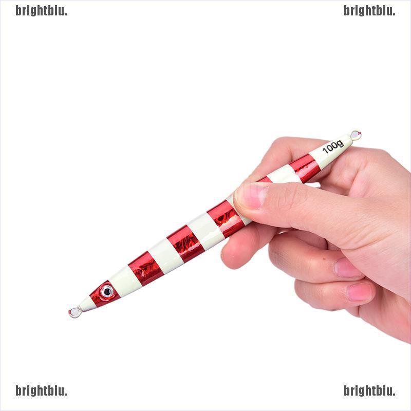 Mồi Câu Cá 100g Bằng Kim Loại Phát Sáng Độc Đáo