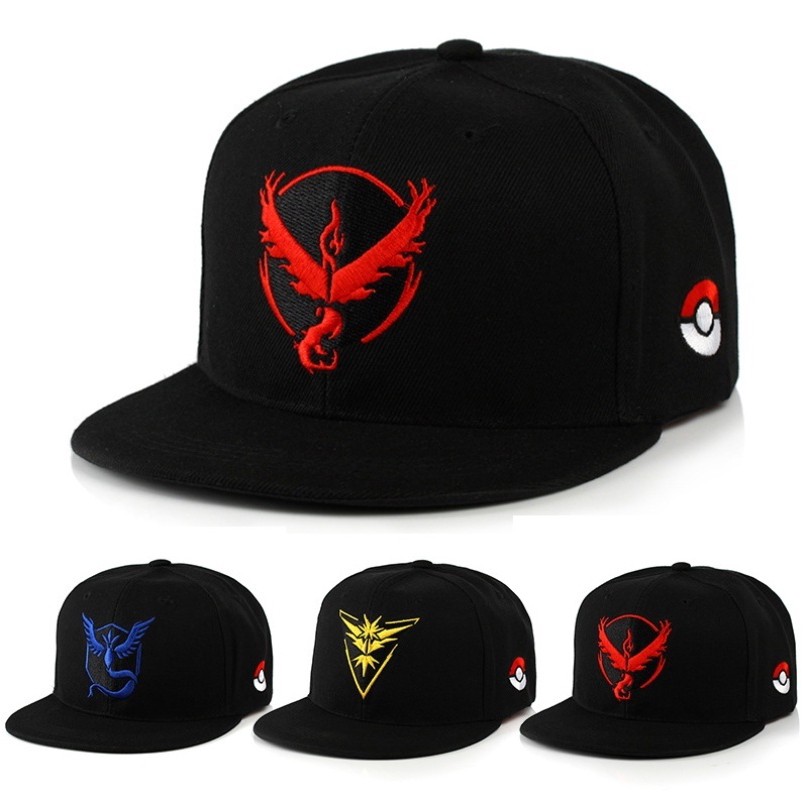 Mũ Lưỡi Trai Logo Team Valor / Mystic / Instinct Trong Pokemon Go