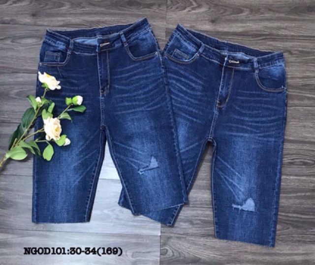 Bigsize 55 đến 95 ký quần jean ngố 7 tấc 32-36