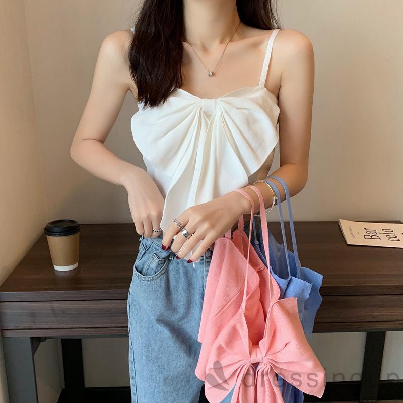 Áo Croptop Hai Dây Màu Sắc Đơn Giản Cho Nữ | BigBuy360 - bigbuy360.vn