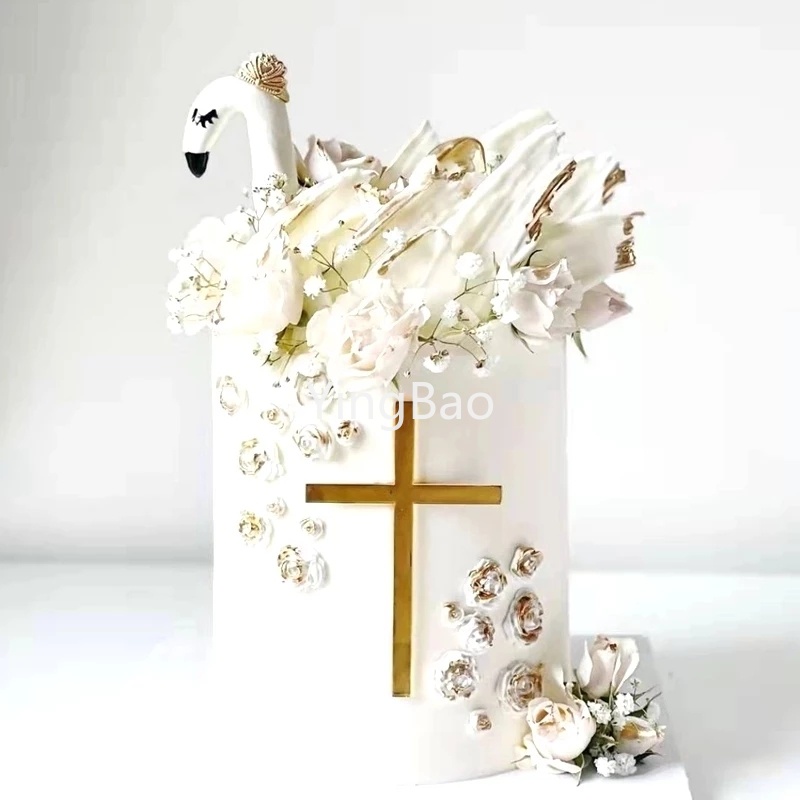 Que Cắm Trang Trí Bánh Kem Bằng Acrylic Chữ Happy Birthday Màu Vàng Hồng Đen