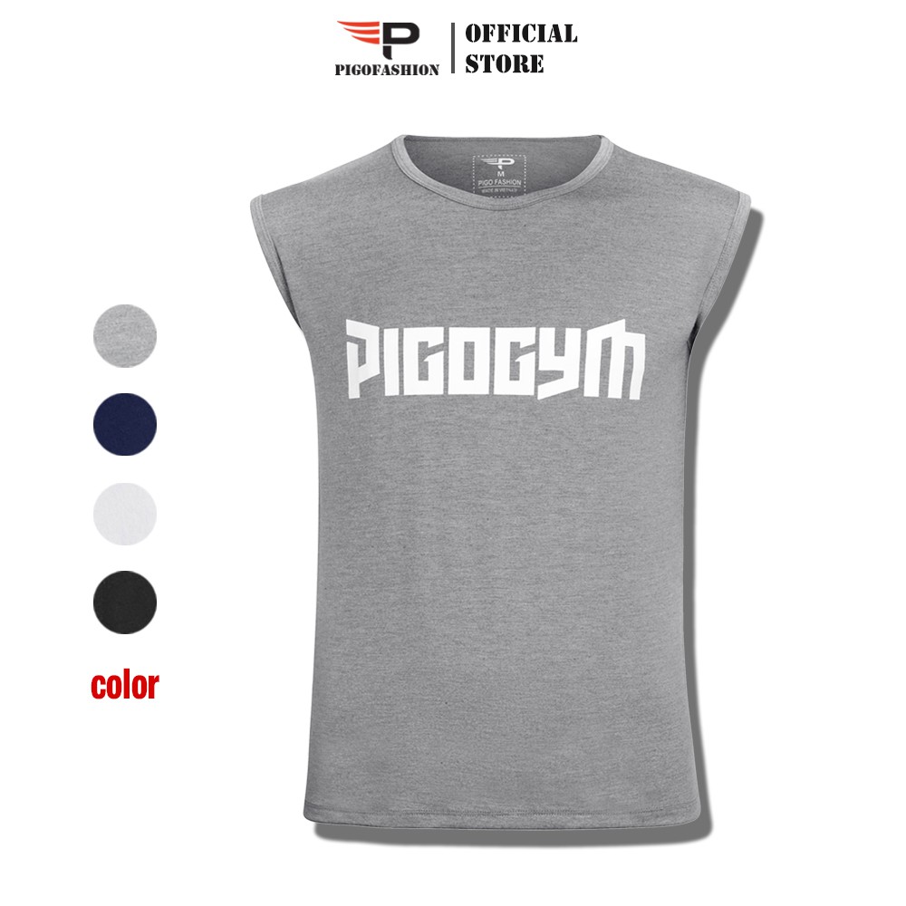 Áo thun tập gym nam Tank Top phong cách chuẩn men Pigofashion - ASN01