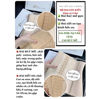 Combo Đai SLim Eo Con Kiến Nhật Bản