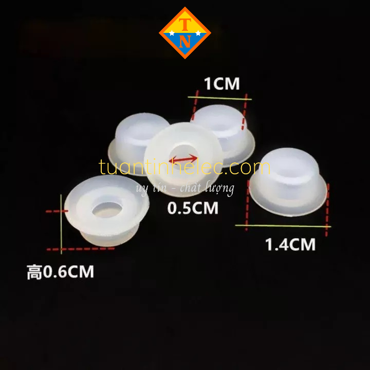 Combo 5 Vòng đệm su - chụp su chân van không đục lỗ #phụ tùng nồi áp suất