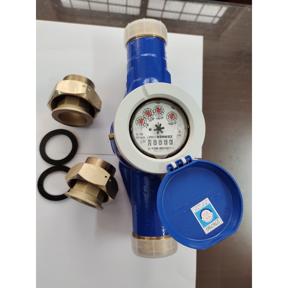 Đồng Hồ Đo Nước Zenner MTK AM Qn10 DN40 (Không rắc co)