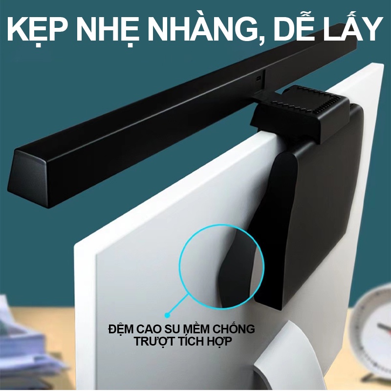 Đèn treo màn hình máy tính VNNETLAN 3 chế độ chống ánh sáng xanh bảo vệ mắt chống mỏi chống cận khi làm việc/ học tập