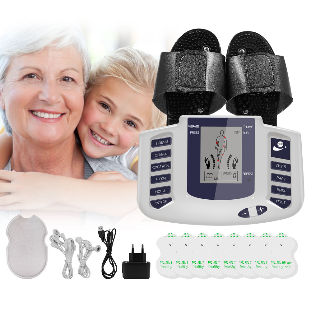 Máy mát xa Suolaer với 16 tấm điện cực kích thích cơ toàn thân giúp cơ thể thư giãn