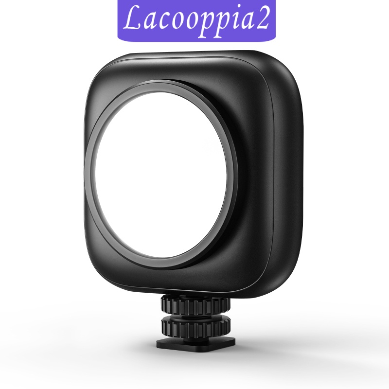 [LACOOPPIA2] Mini Soft Video Fill Light Rechargeable for Vlog Selfie Girl SLR 36LED Black